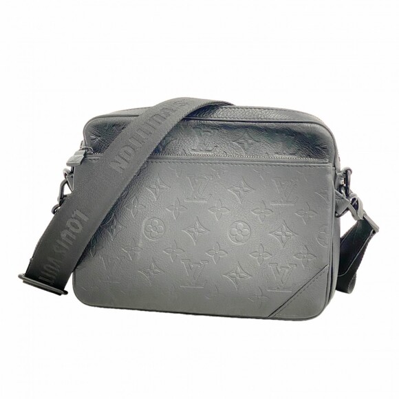 LOUIS VUITTON Other - Louis Vuitton Monogram Shadow Trio Shoulder Bag M46602 Black Men's